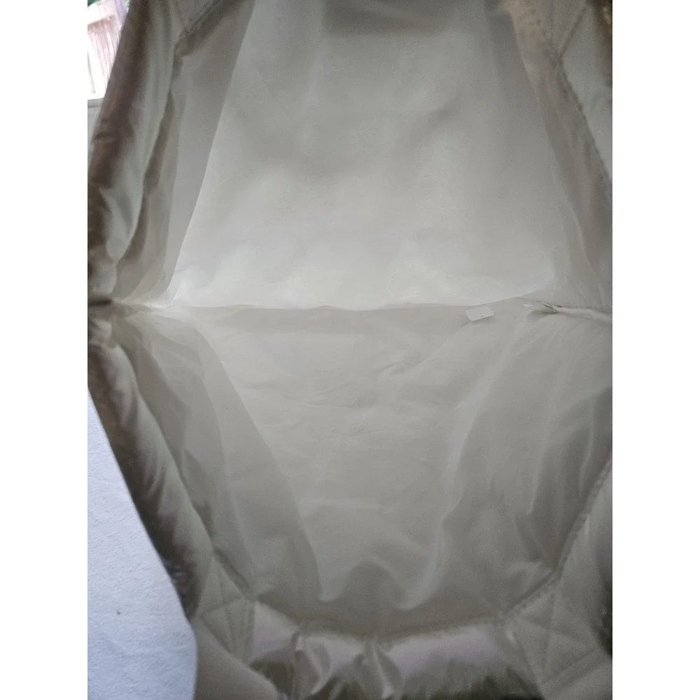 Bath & Body‎ Works Iridescent Pearl Puffer Tote Bag Large Reusable Shopping Bag